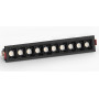Встроенный LED светильник VELA Grille-10 3000К черный
